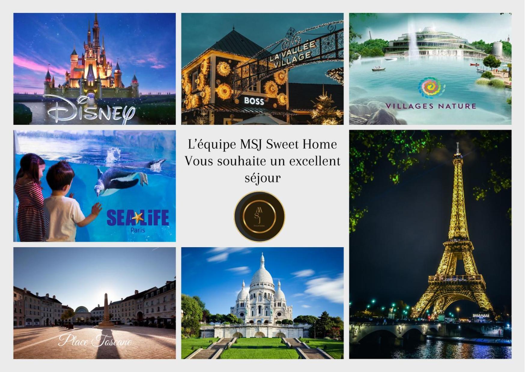 Cosy Appartement - Val D'Europe - Vallee Shopping - Disney Serris Exteriör bild